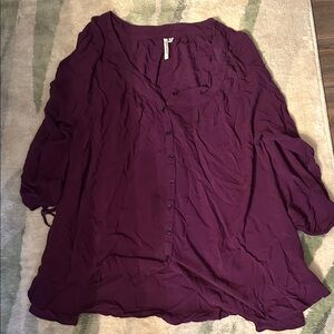 Grand & Greene Deep Purple Blouse